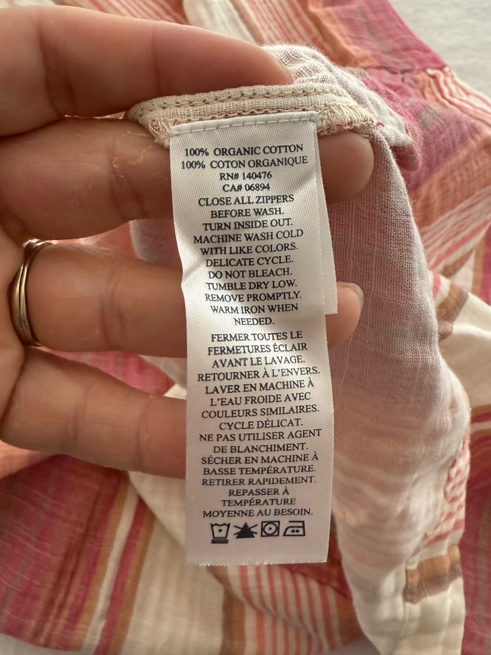 Faherty Sarah Tiered Stripe Cotton Maxi Dress Size XL - Picture 6 of 9